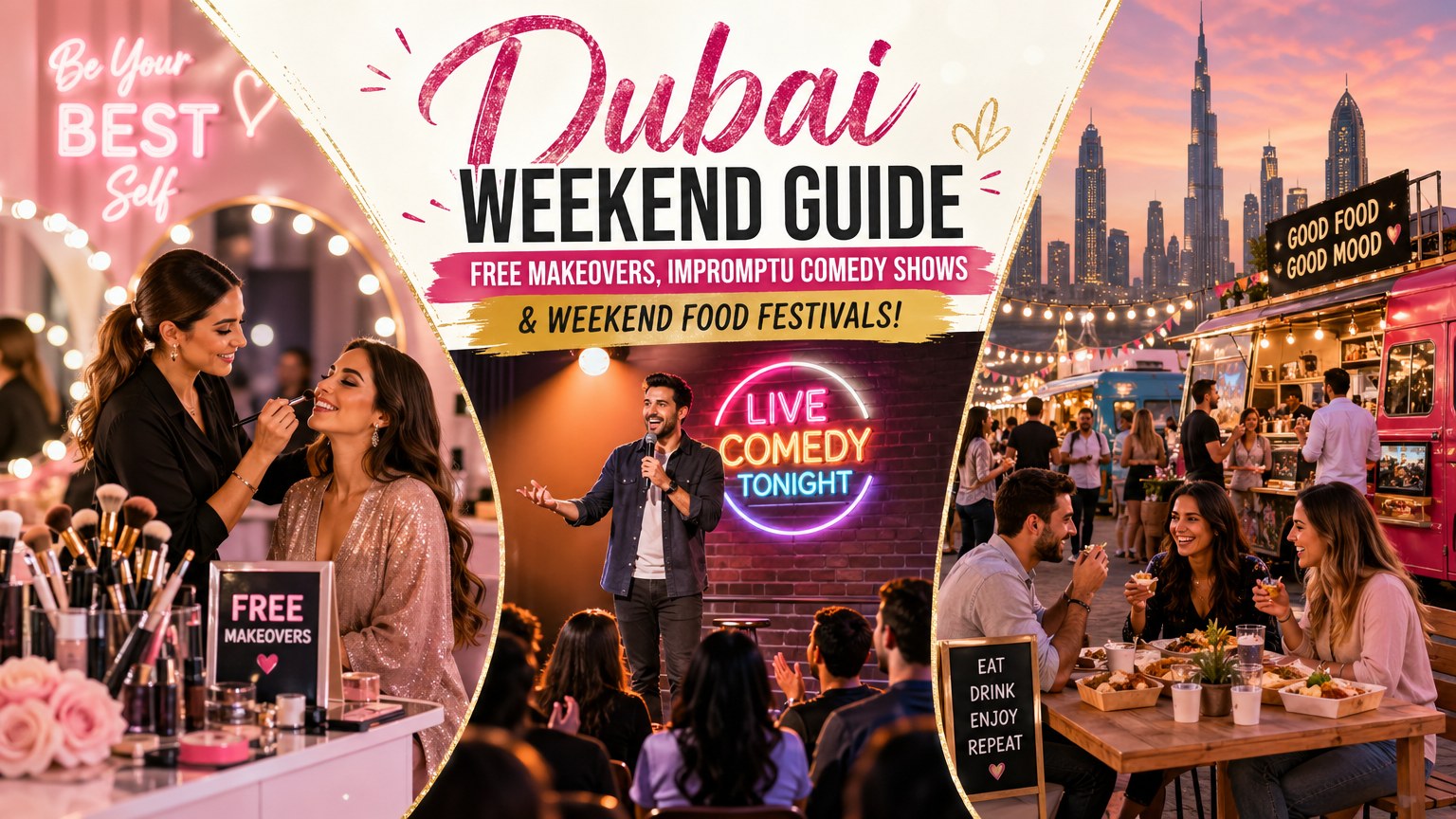 Dubai Weekend Guide: Free Makeovers, Impromptu Comedy Shows & Weekend Food Festivals